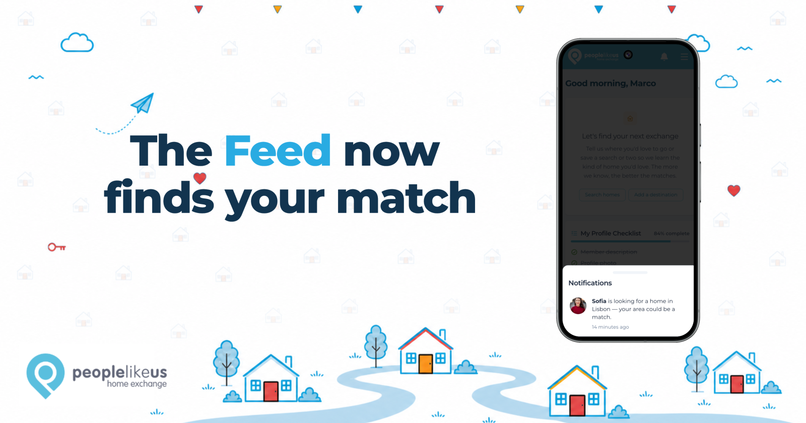Search shows you what’s available. People Like Us now finds your match
