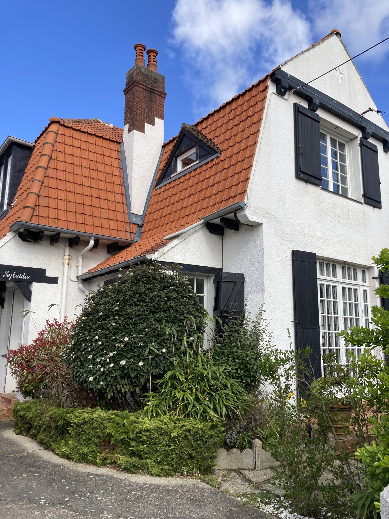 Magnifieke klassieke Touquettoise Louis Quetelart, architect die zijn stempel drukte op het badplaat ...