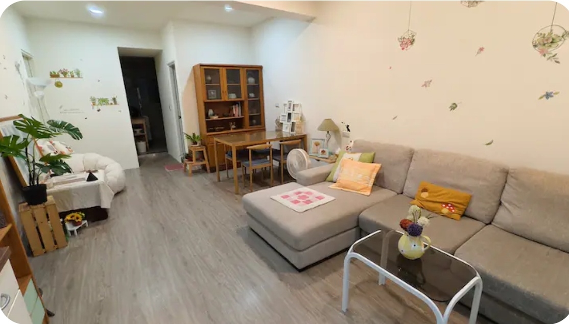 Cozy bright 3 rooms apartment