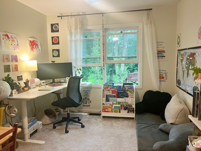 Mom's office / classroom
