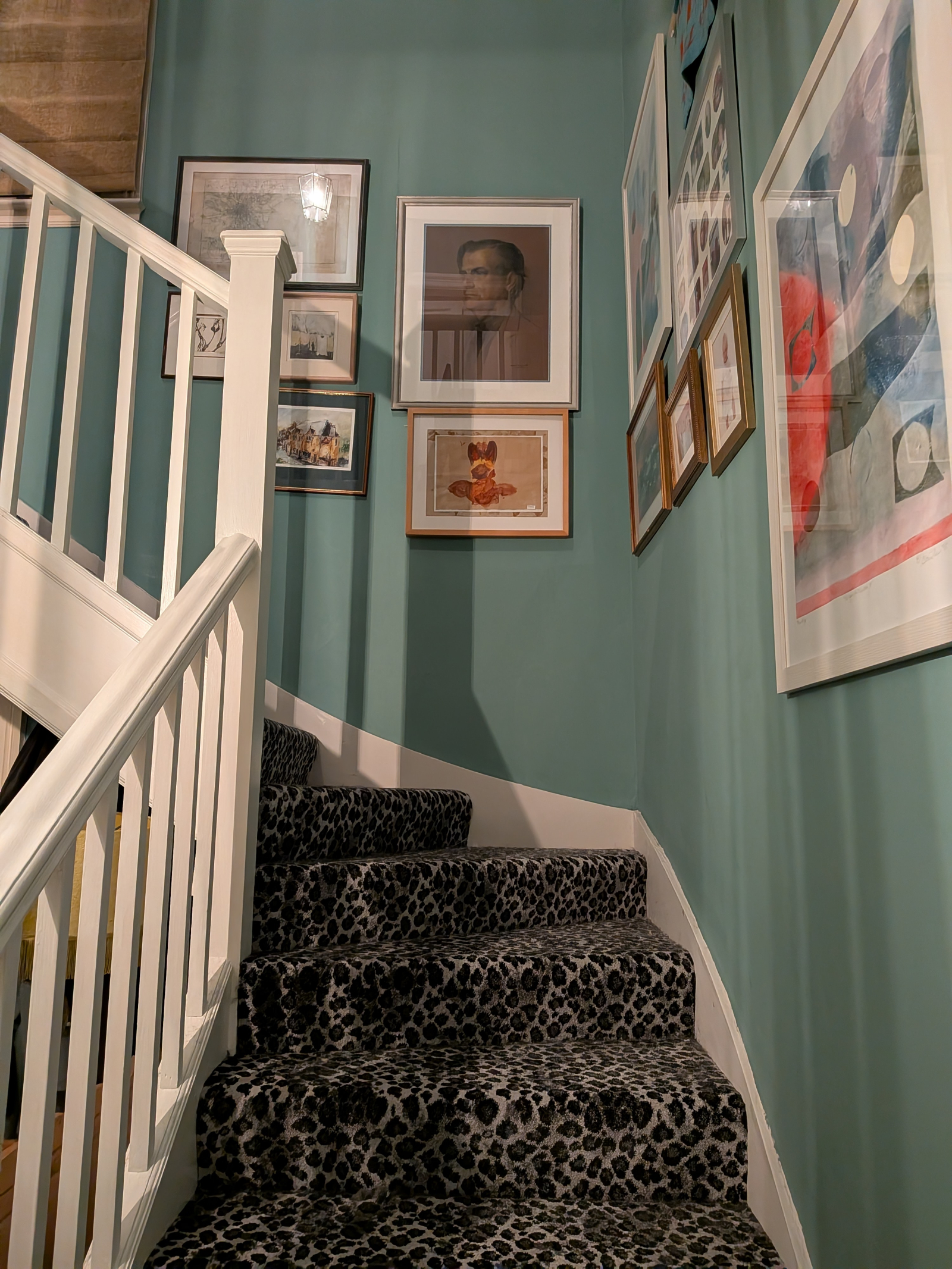 The stairs to take you to 3 bedrooms upstairs