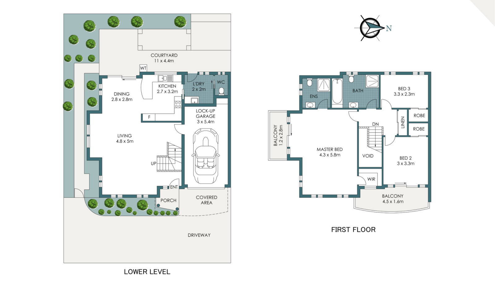 Home layout, note we don’t make our main bedroom available for PLU guests.