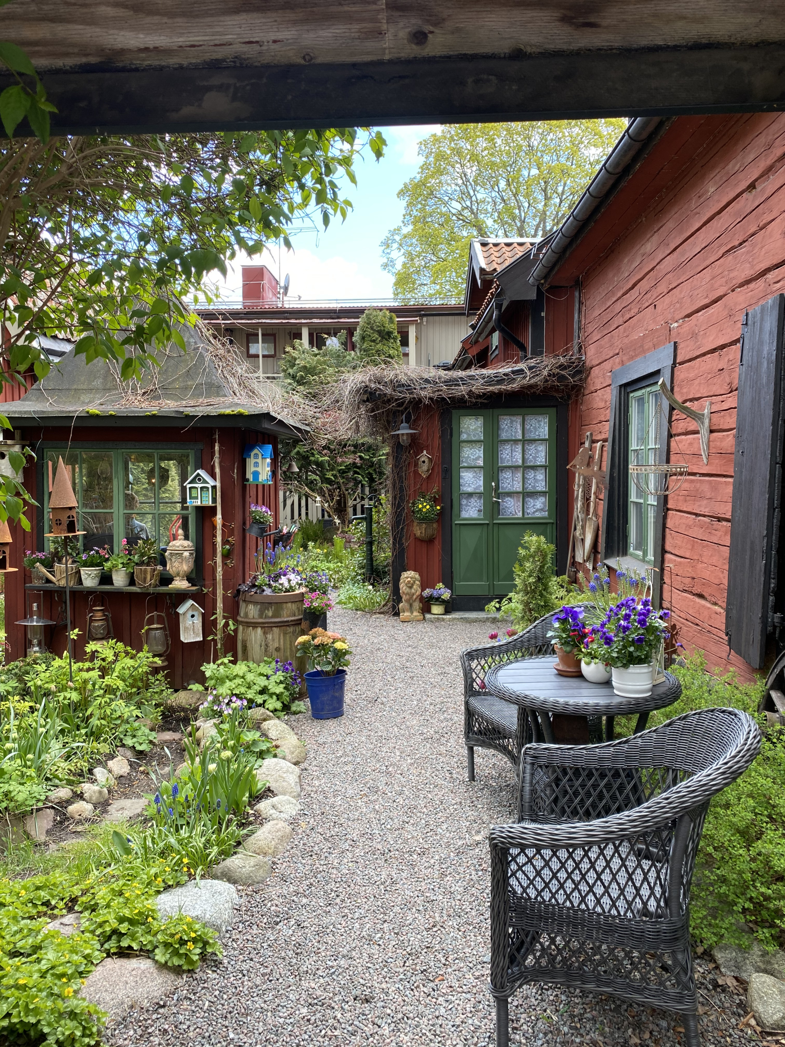 Haus im historischen Seedorf nahe Stockholm