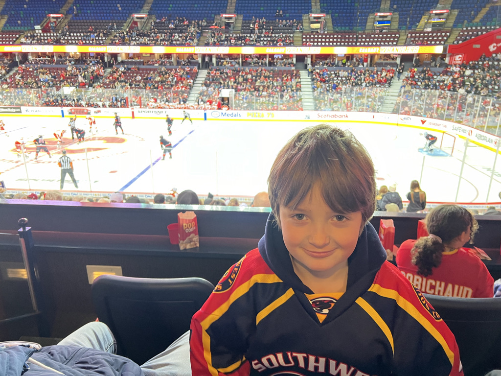 Go to a hockey game at the saddle dome!