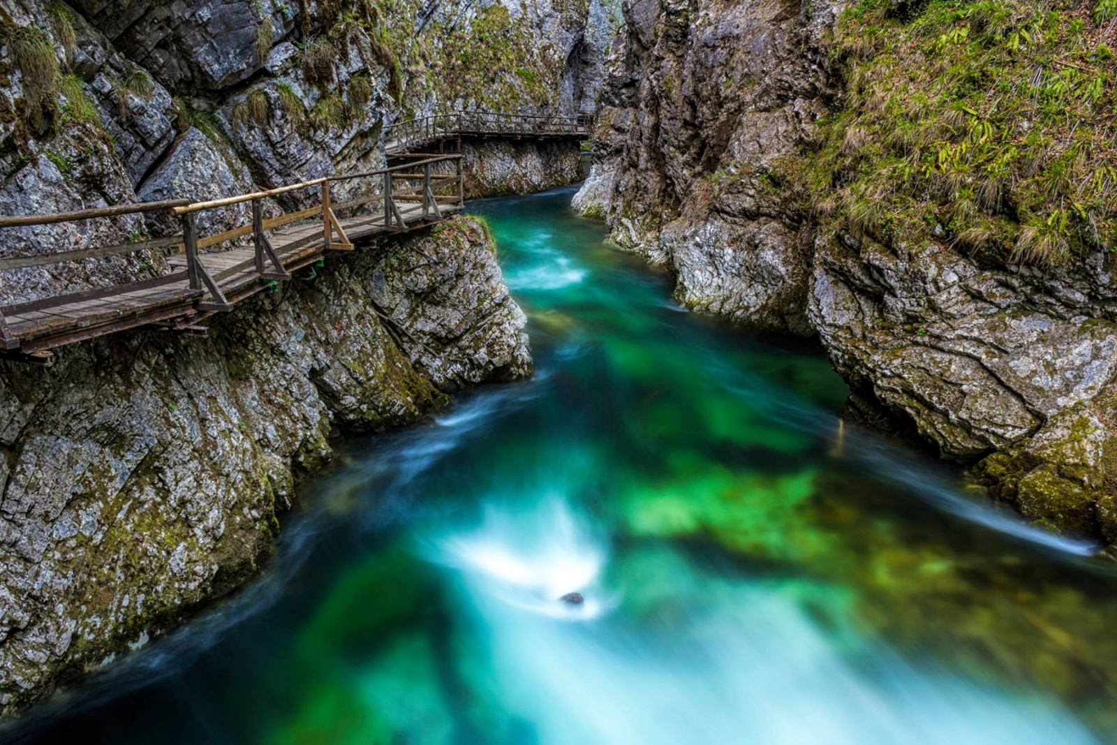 Blejski vintgar (25 Minuten mit dem Auto von unserem Zuhause entfernt)