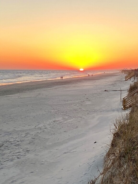 Enjoy beautiful sunsets on the beach!