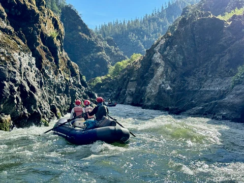 Rafting sul Rogue River (non è la mia foto)