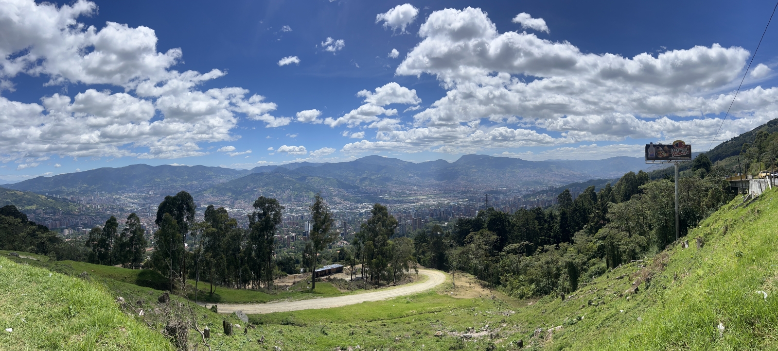View of Medellin, picture taken by us