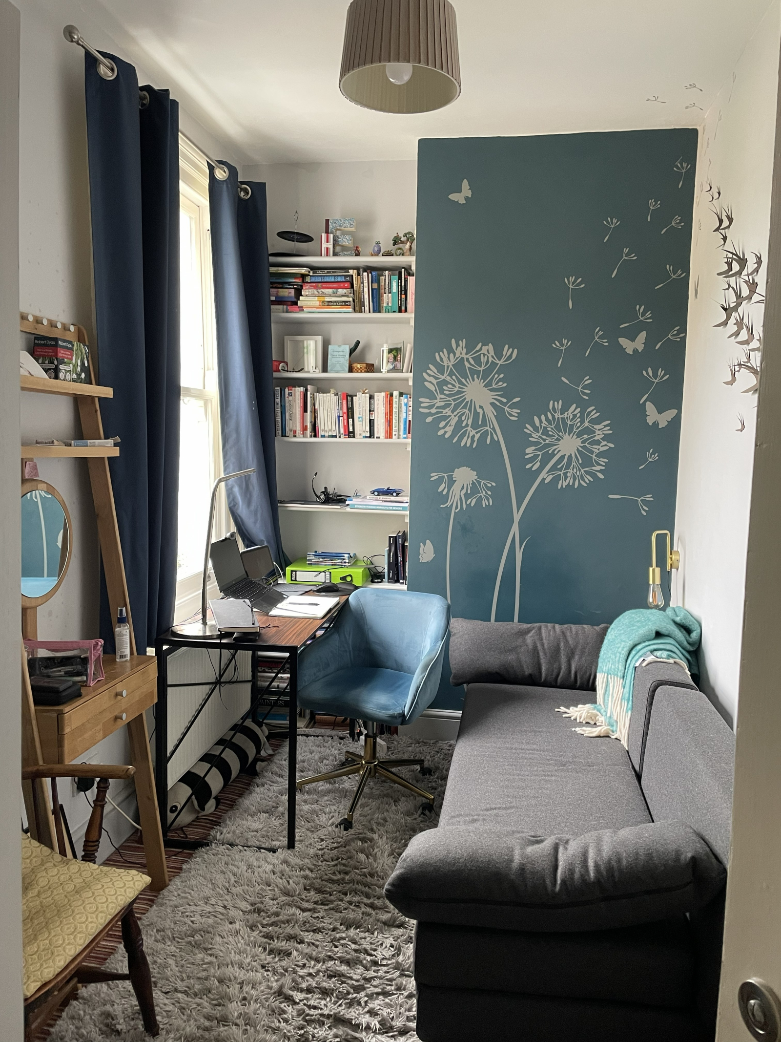Bedroom 4 - set up as an office with sofa bed