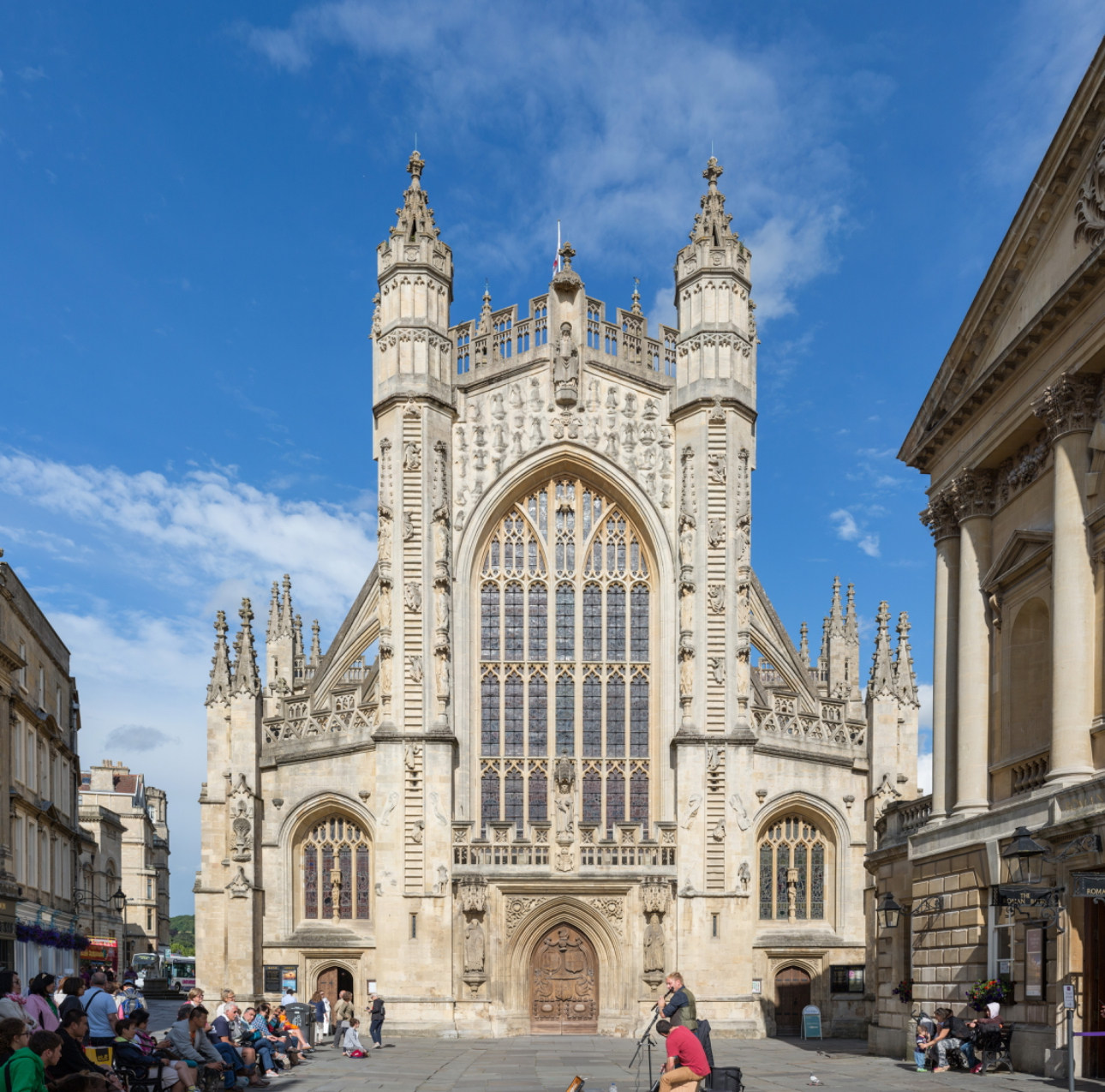 Bath Abbey beautiful church over 1,200 years old