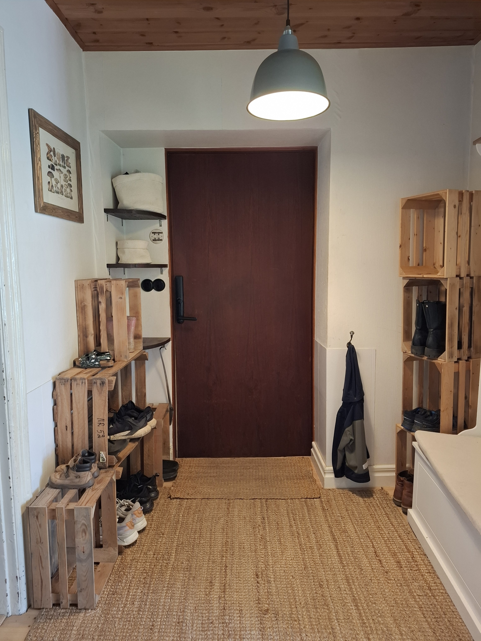 Karakteristiek huis in het Zweedse bos