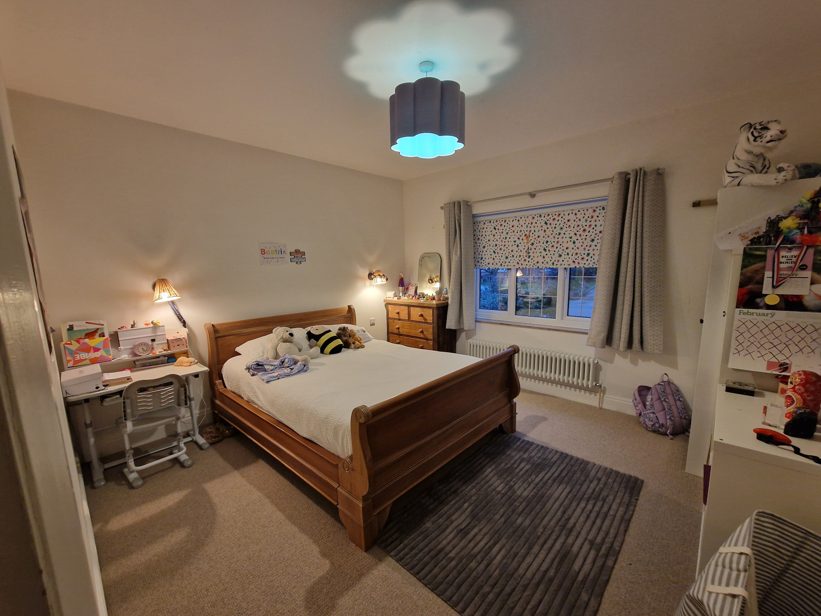 Bedroom 3, king size bed