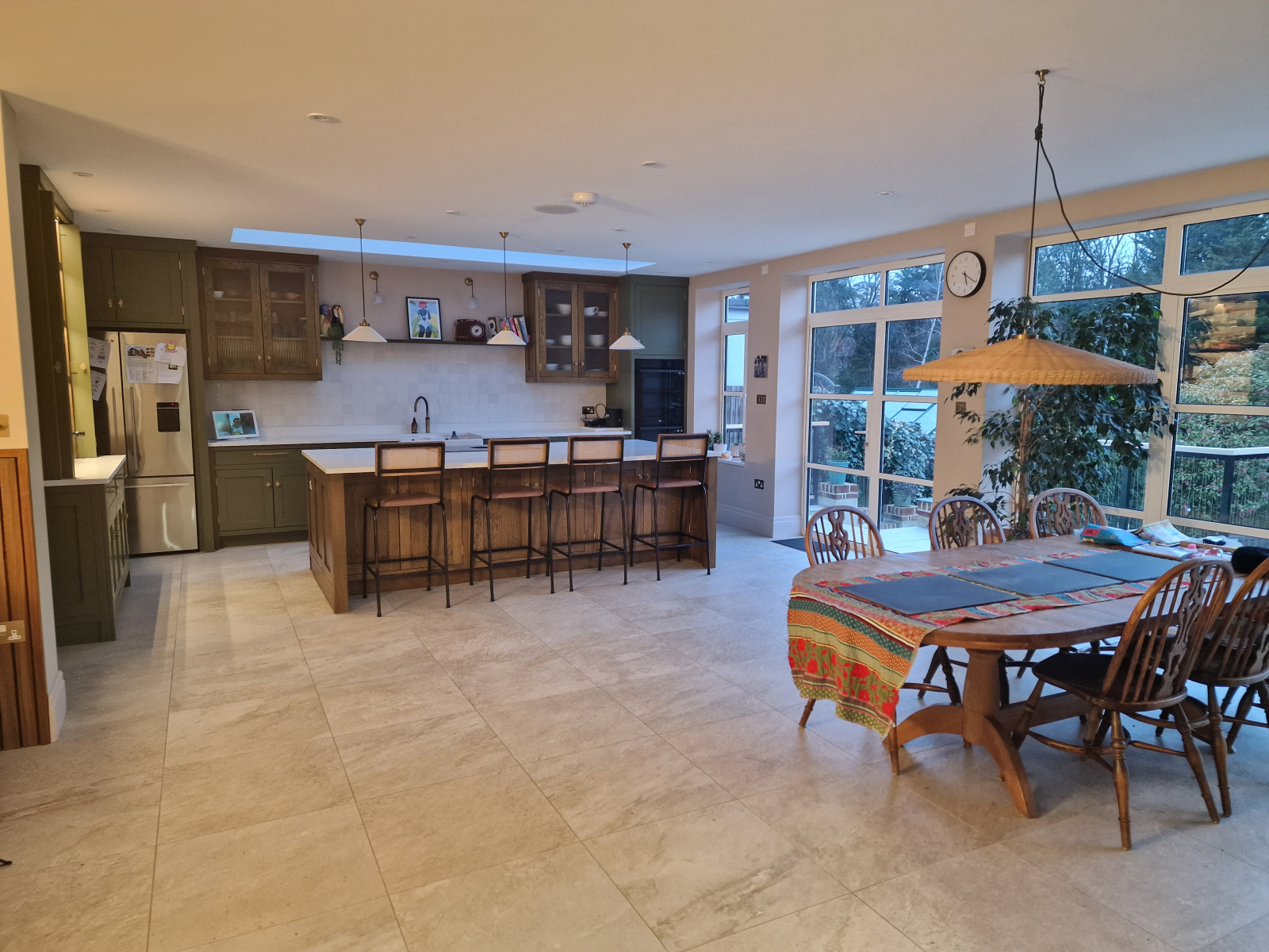 Open plan living space