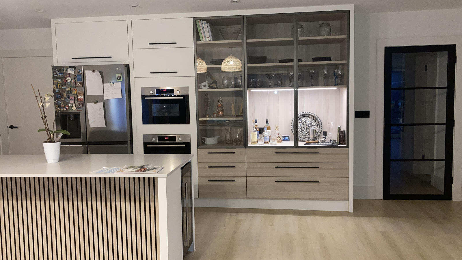 Cocina de planta abierta