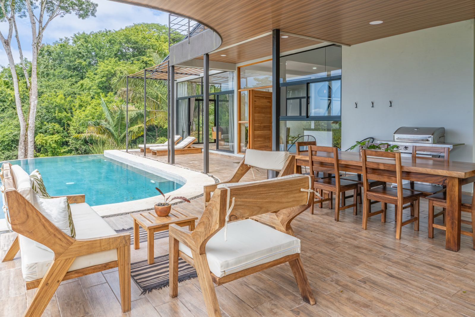 Peaceful Ocean view home with large pool
