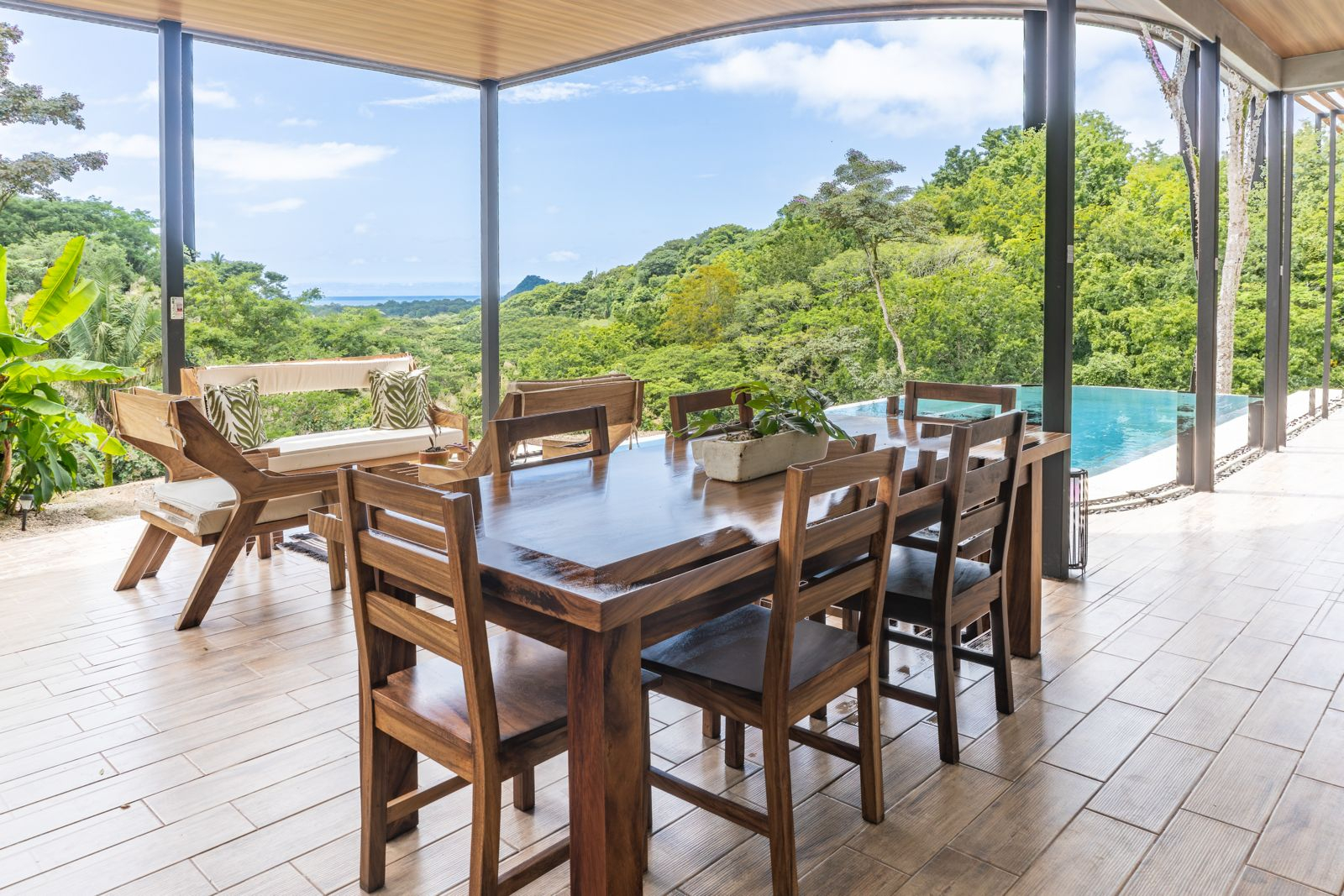 Peaceful Ocean view home with large pool