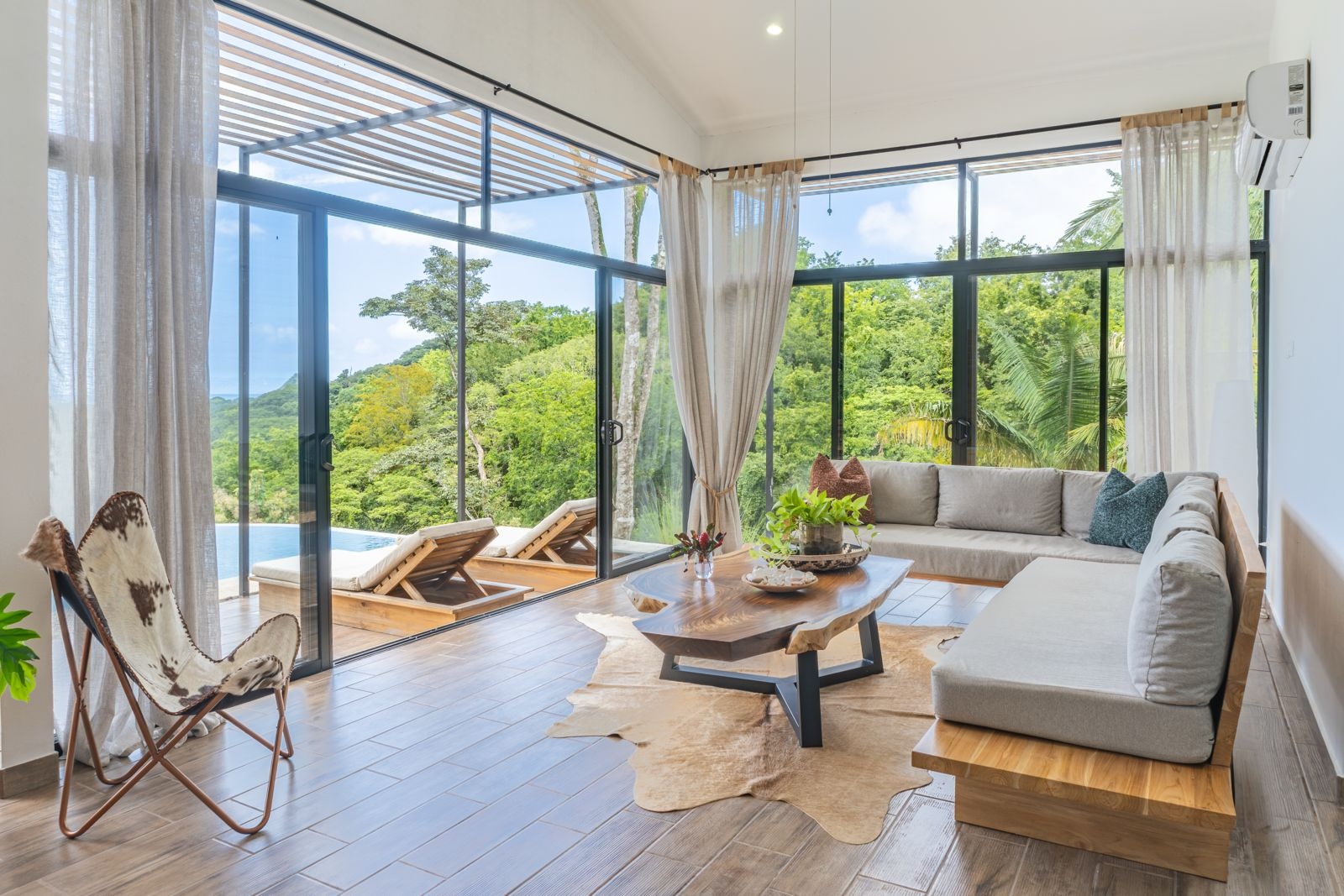 Peaceful Ocean view home with large pool