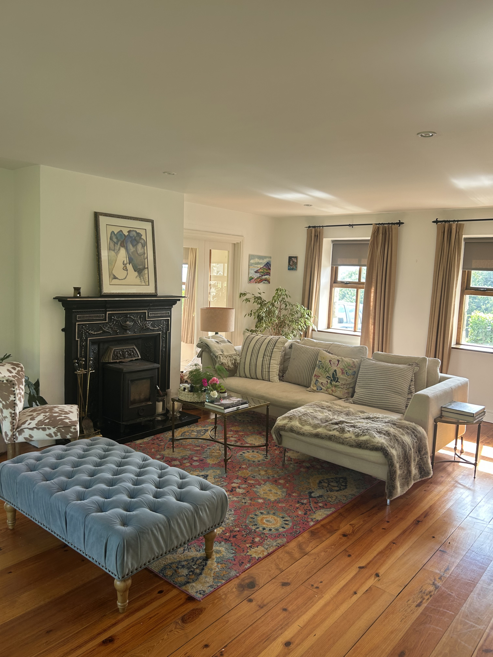 Simple Irish traditional home, Carrick- On - Shannon,  west of Ireland.