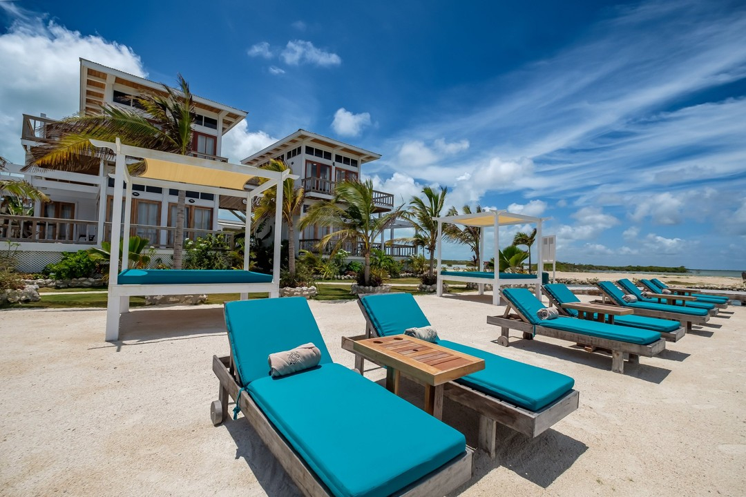 Aruna resort community beach area