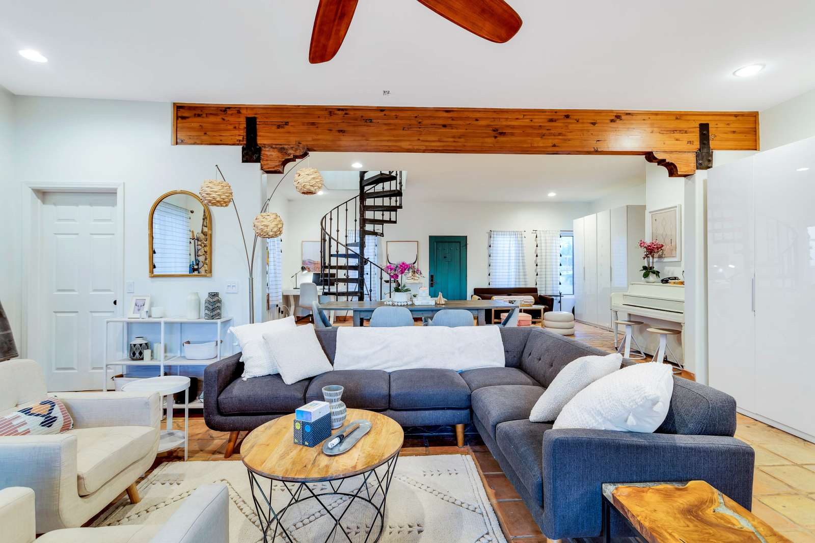 Authentic Spanish adobe meets desert revival.