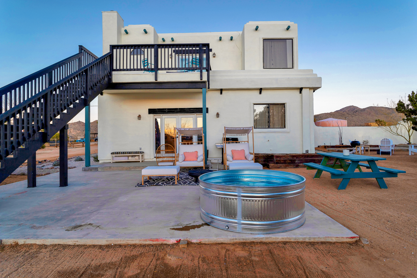 Authentic Spanish adobe meets desert revival.