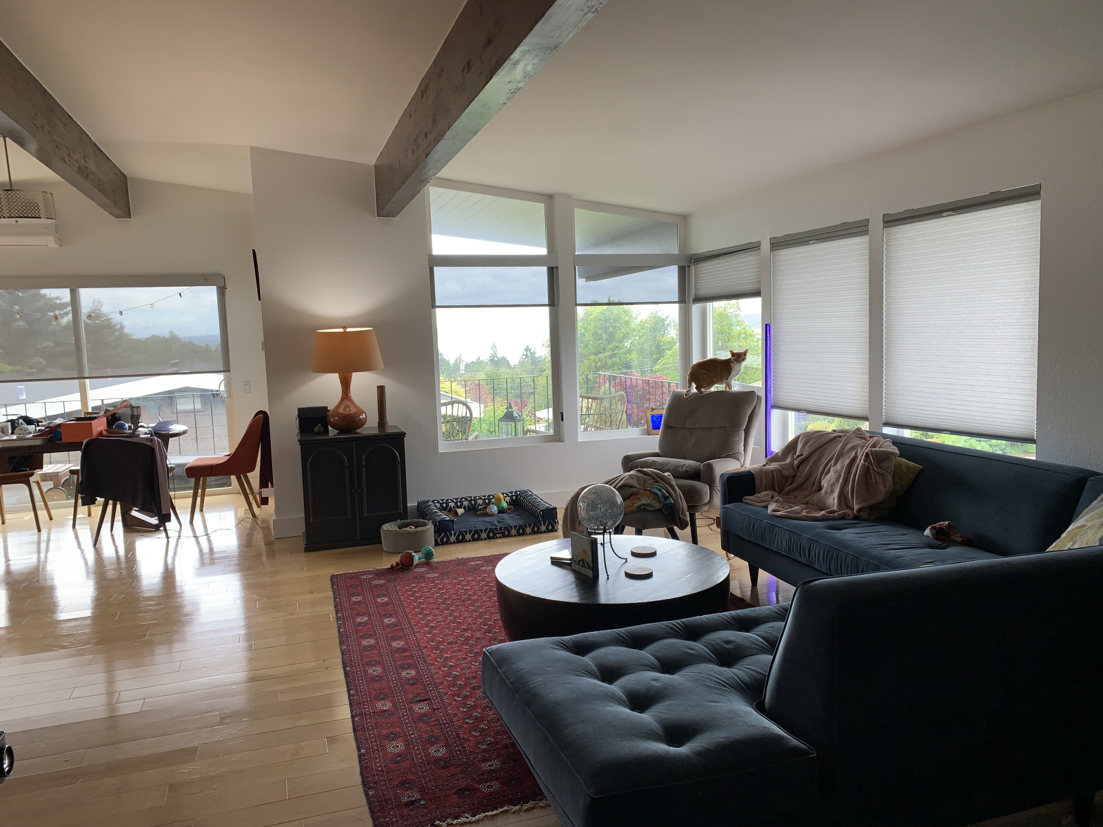 Open concept living.