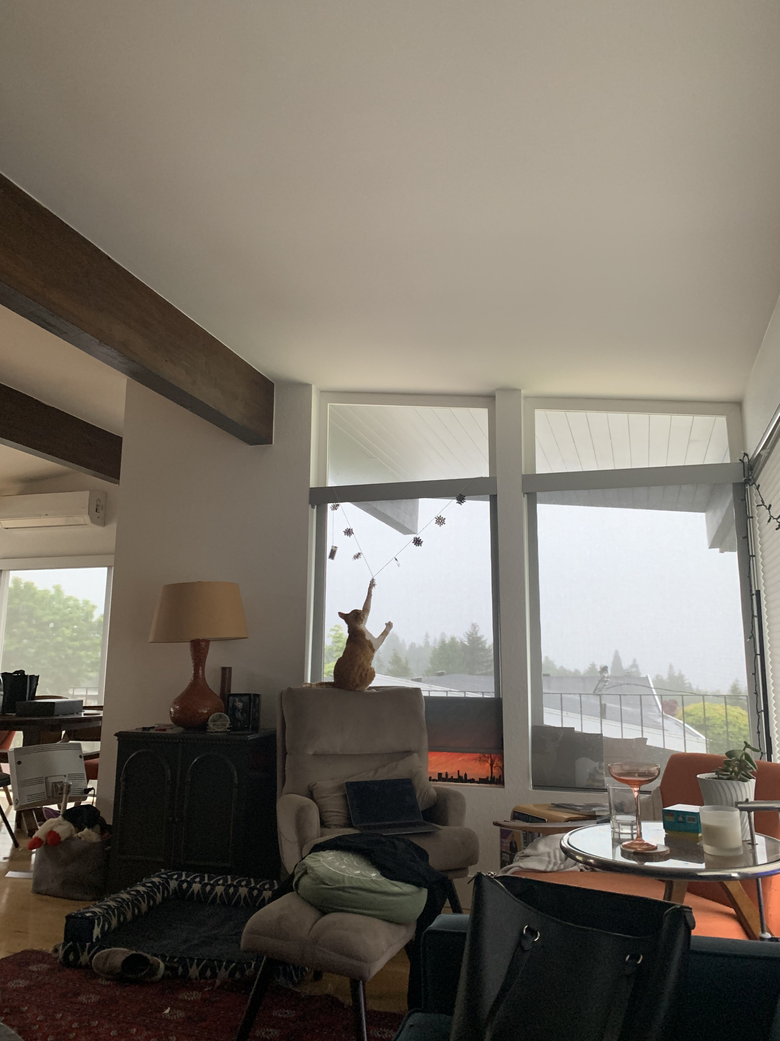 Mid century oasis with view of the Puget Sound