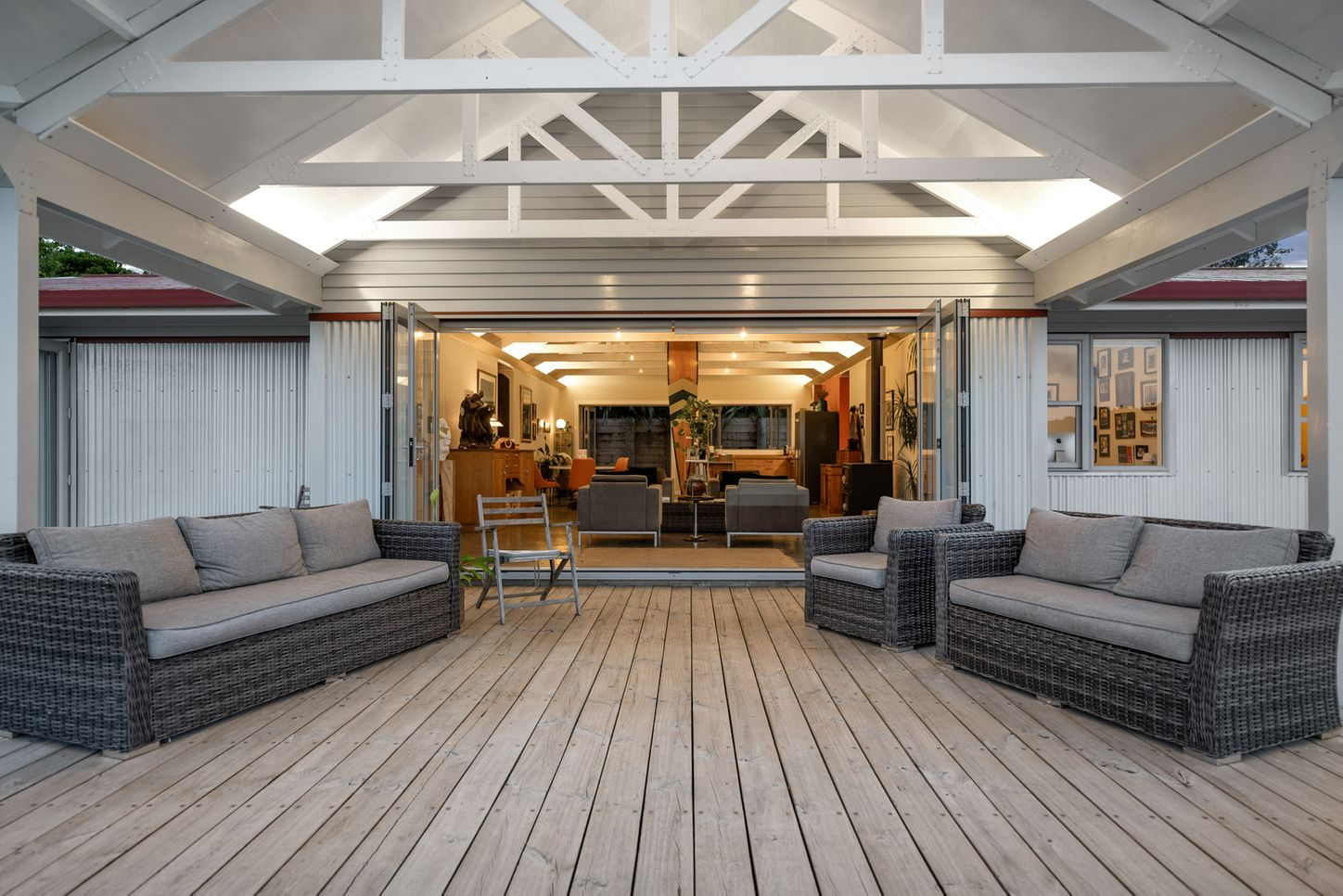 Familienhaus im friedlichen Gebiet von Wainui