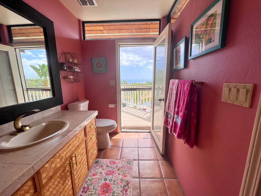 Casa con vistas al océano en la costa de Kohala de Hawái