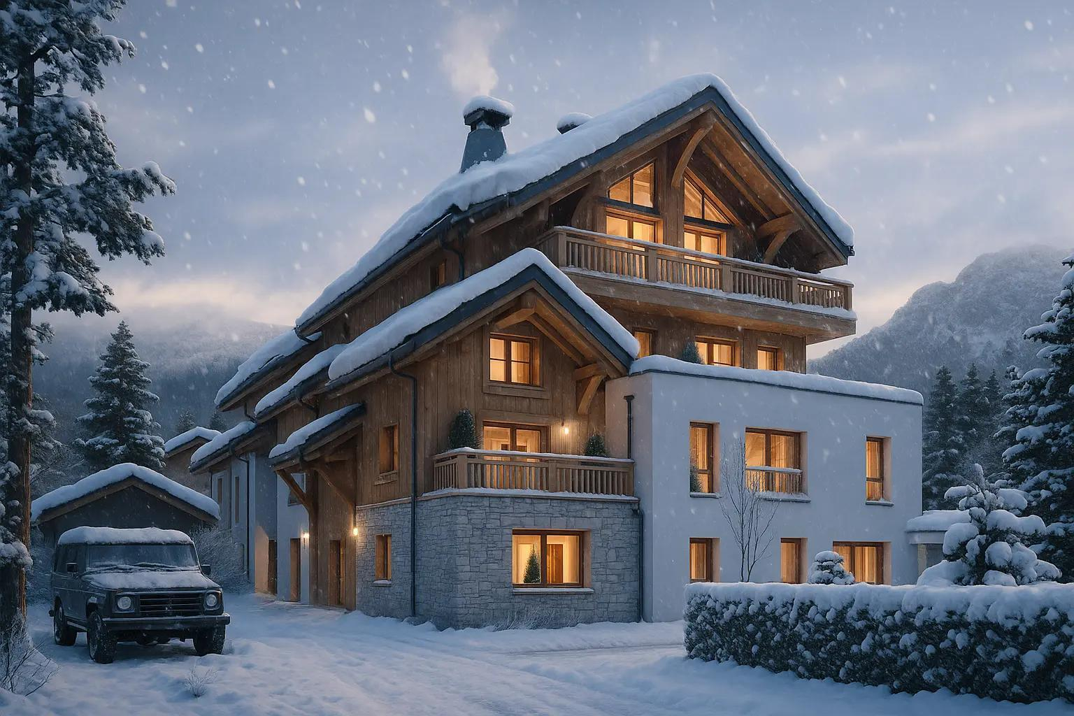 Luxury brand new apartment in the ski resort of Morzine - French Alps