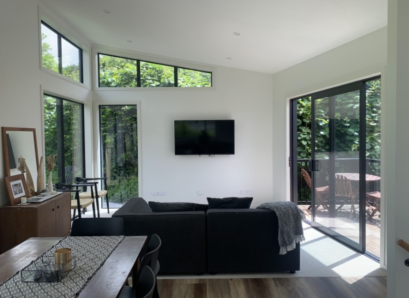 Old meets new, 1930s home with a new extension set up for family and space