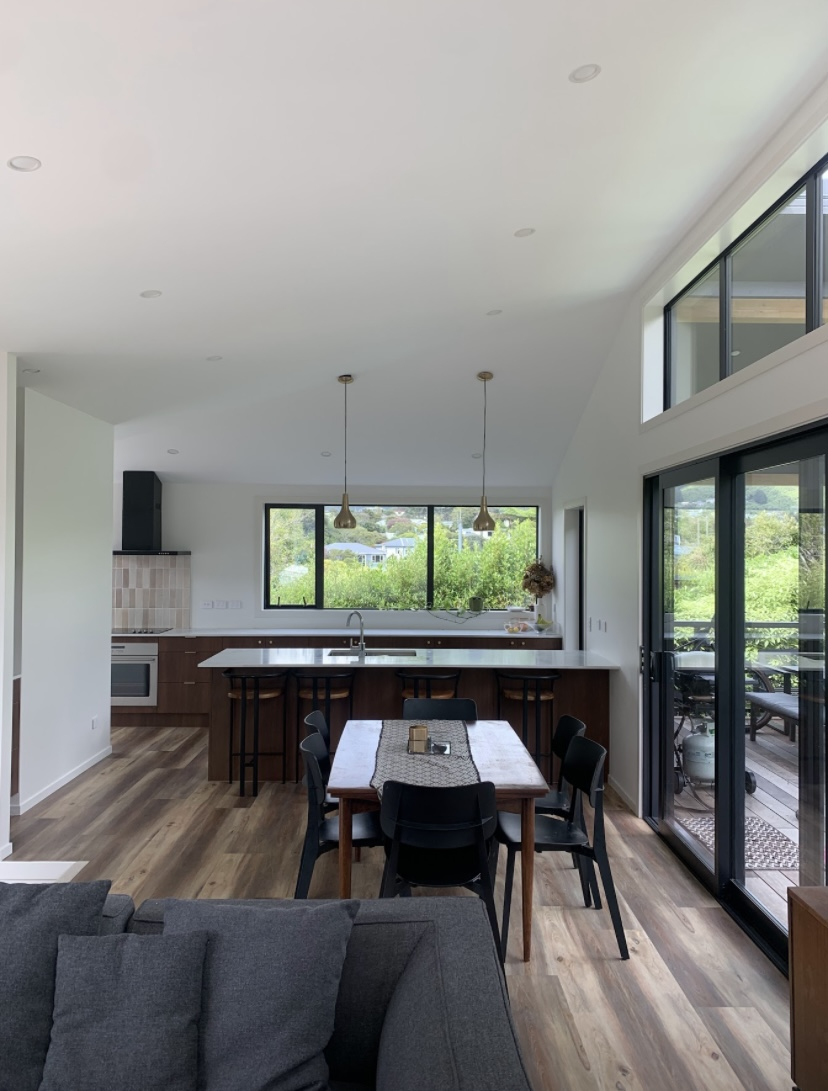 Old meets new, 1930s home with a new extension set up for family and space