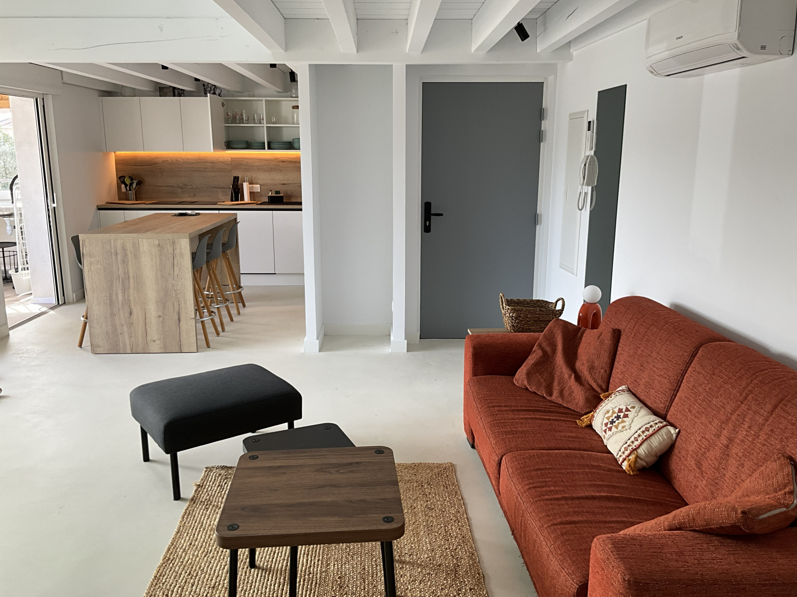 Basque Duplex Loft 85m² Hendaye - Terrace 36m² - Air conditioning - Outdoor kitchen