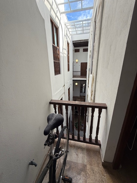 Tropisch dak Leven In het Hart van Oud San Juan