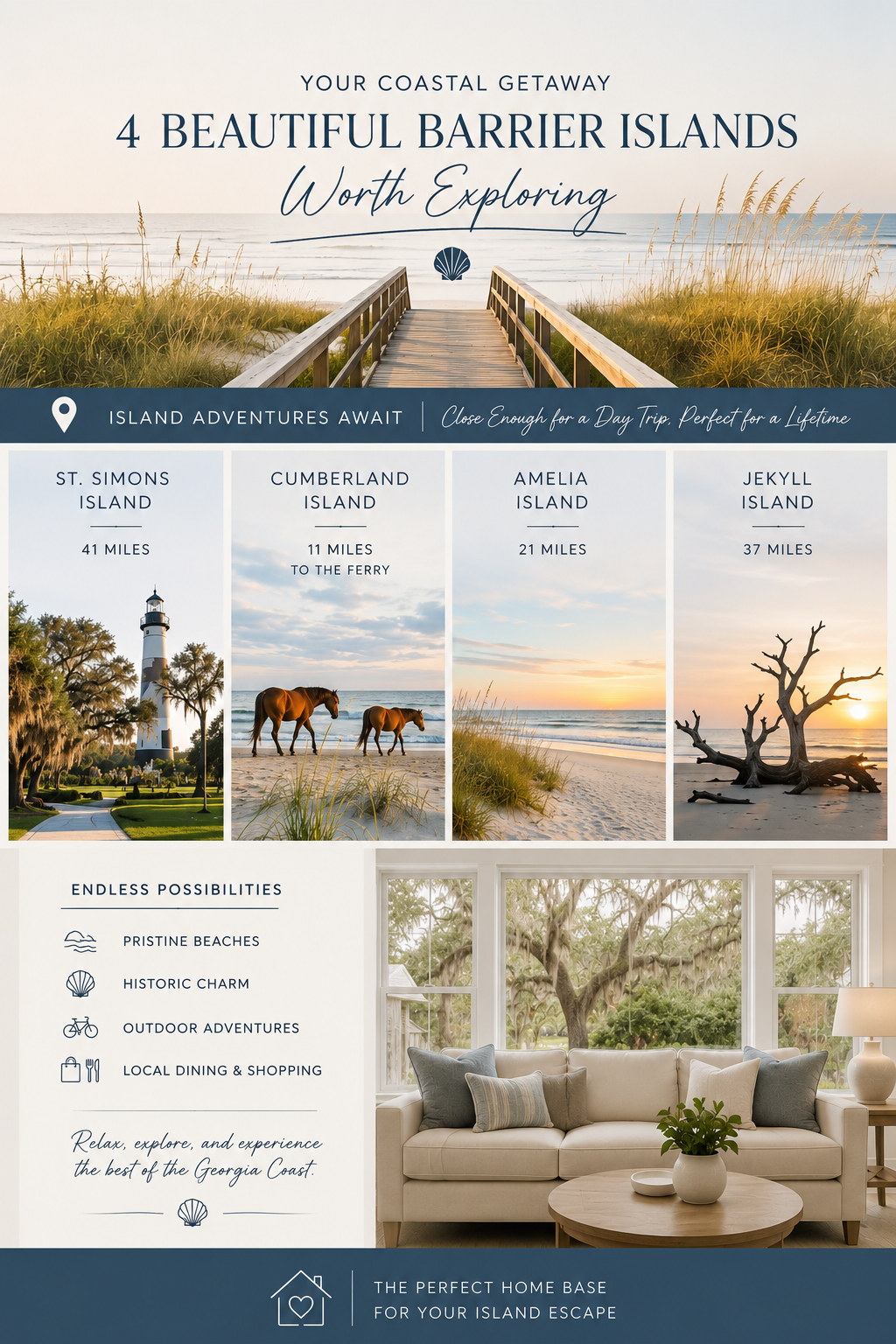Eenvoudig Cozy Home Vlakbij de Georgia Barrier Islands