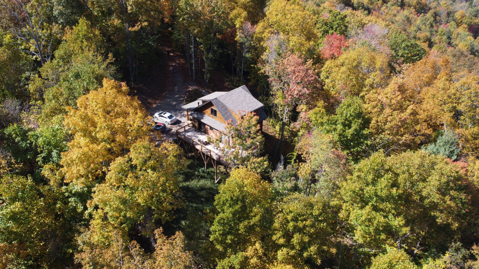 The Knob — Notre maison à la montagne près d’Asheville, en Caroline du Nord