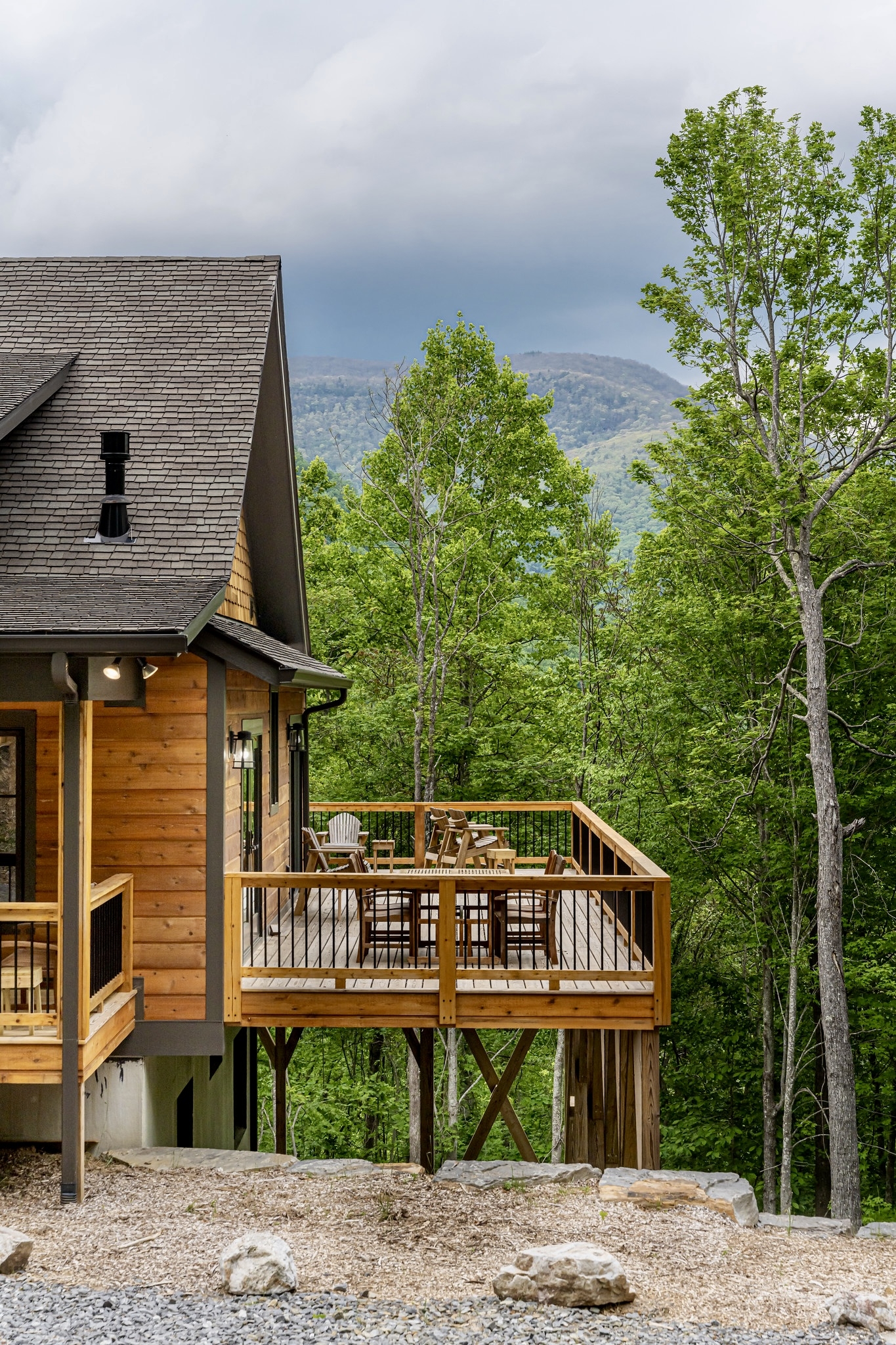 The Knob — Notre maison à la montagne près d’Asheville, en Caroline du Nord