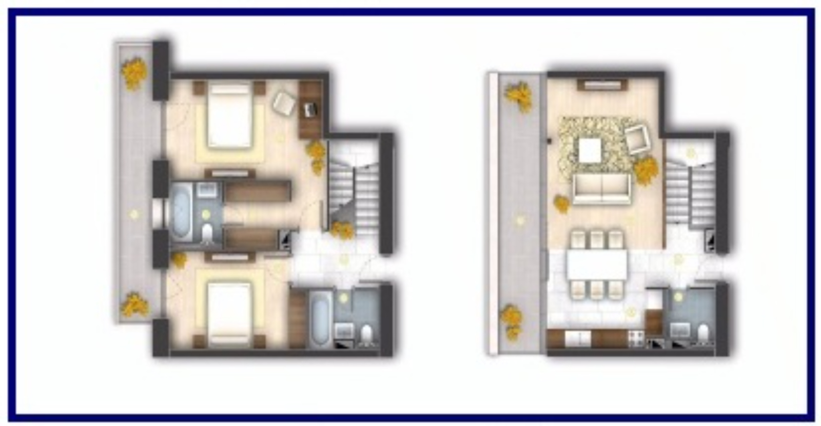 Alto no céu vistas deslumbrantes 2 duplex BDR na capital da Romênia