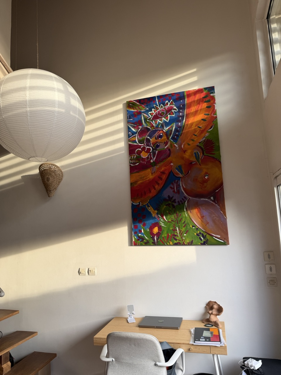 Painting by the artist Marine Tessier: Abundance