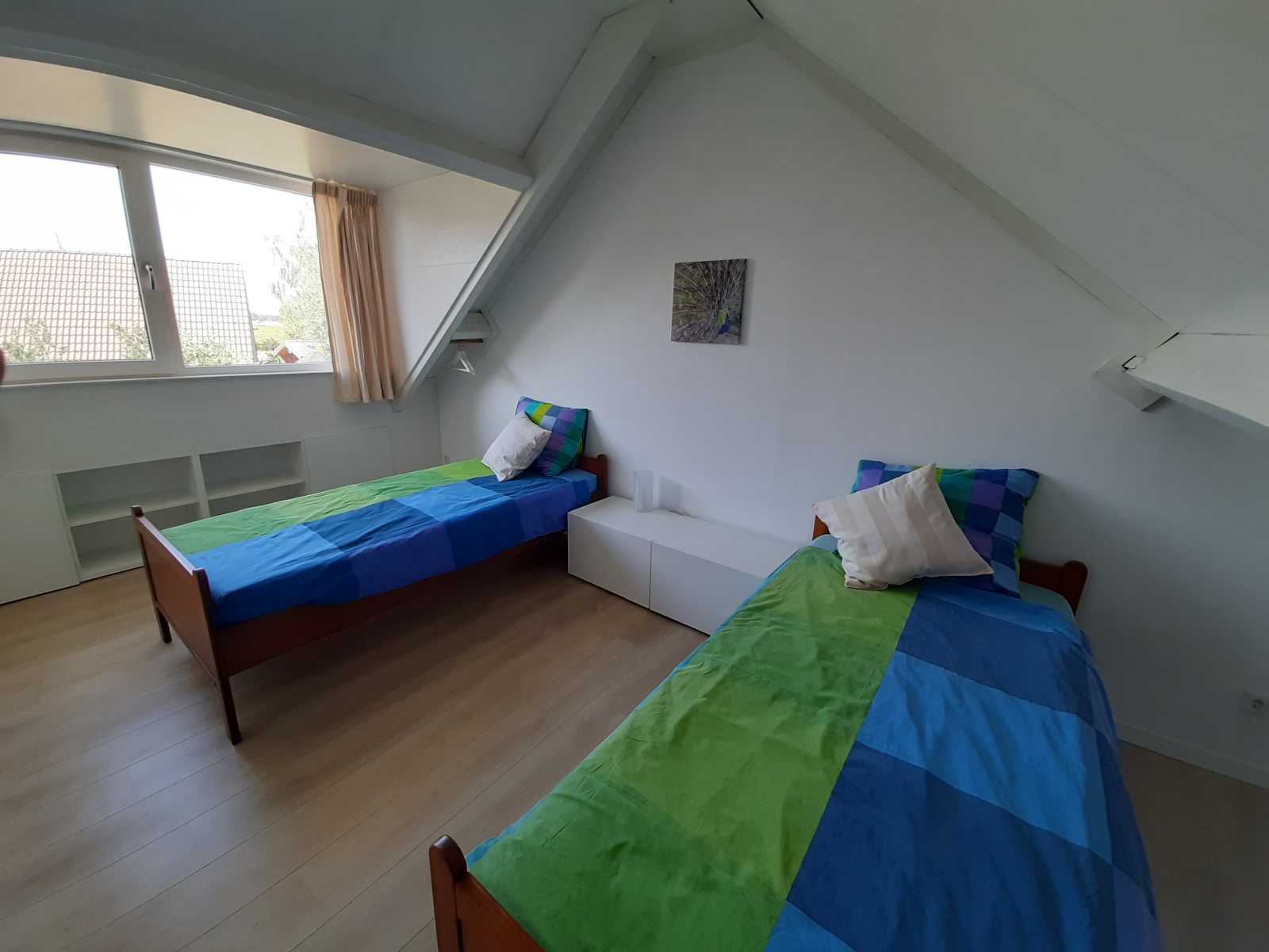 Bella casa con 2 camere da letto con un enorme giardino e vista sul mulino a vento olandese