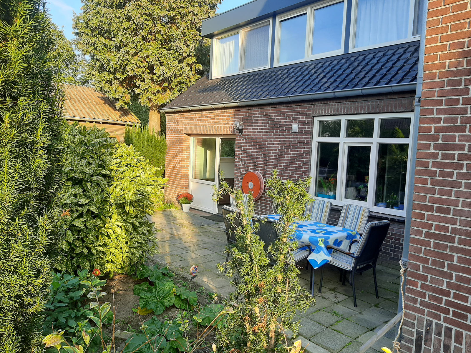 Bella casa con 2 camere da letto con un enorme giardino e vista sul mulino a vento olandese