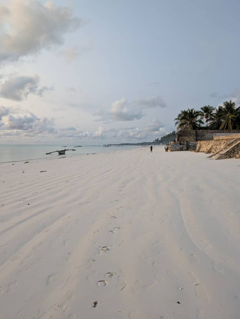 The beach 200m from the house
