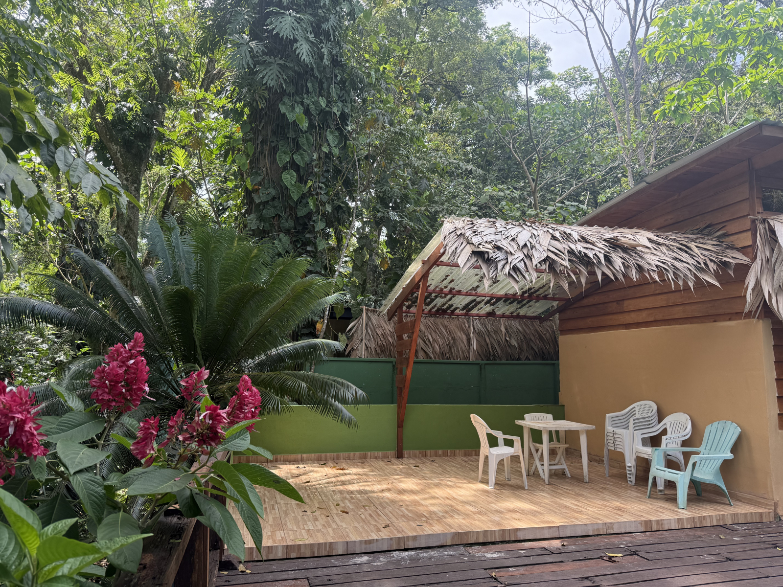 Beach house in the jungle of the Caribbean coast of Costa Rica