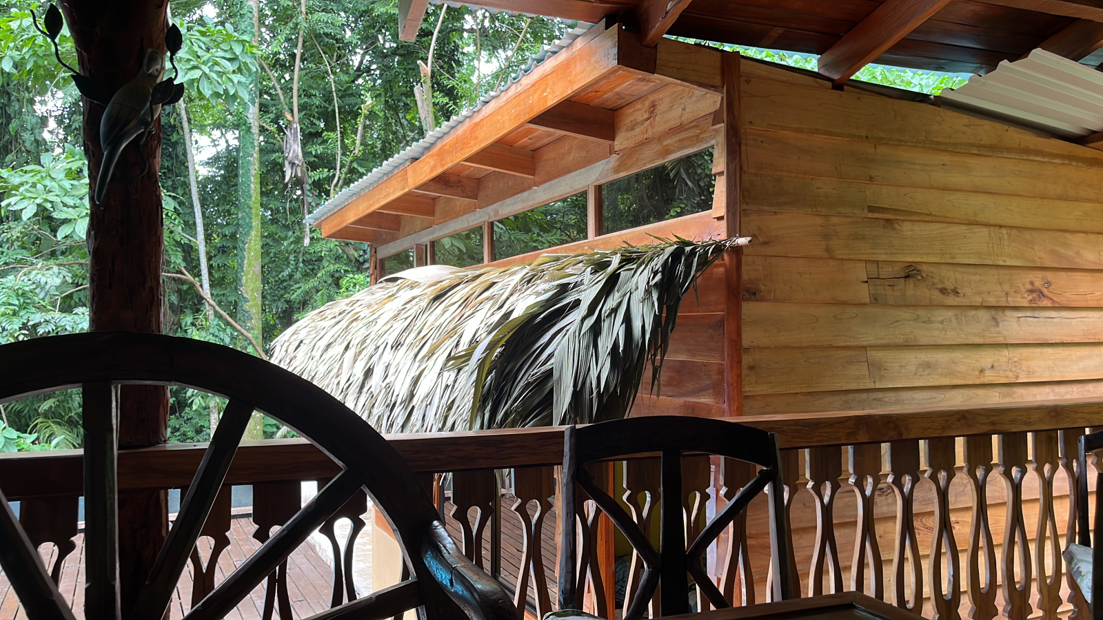 Beach house in the jungle of the Caribbean coast of Costa Rica