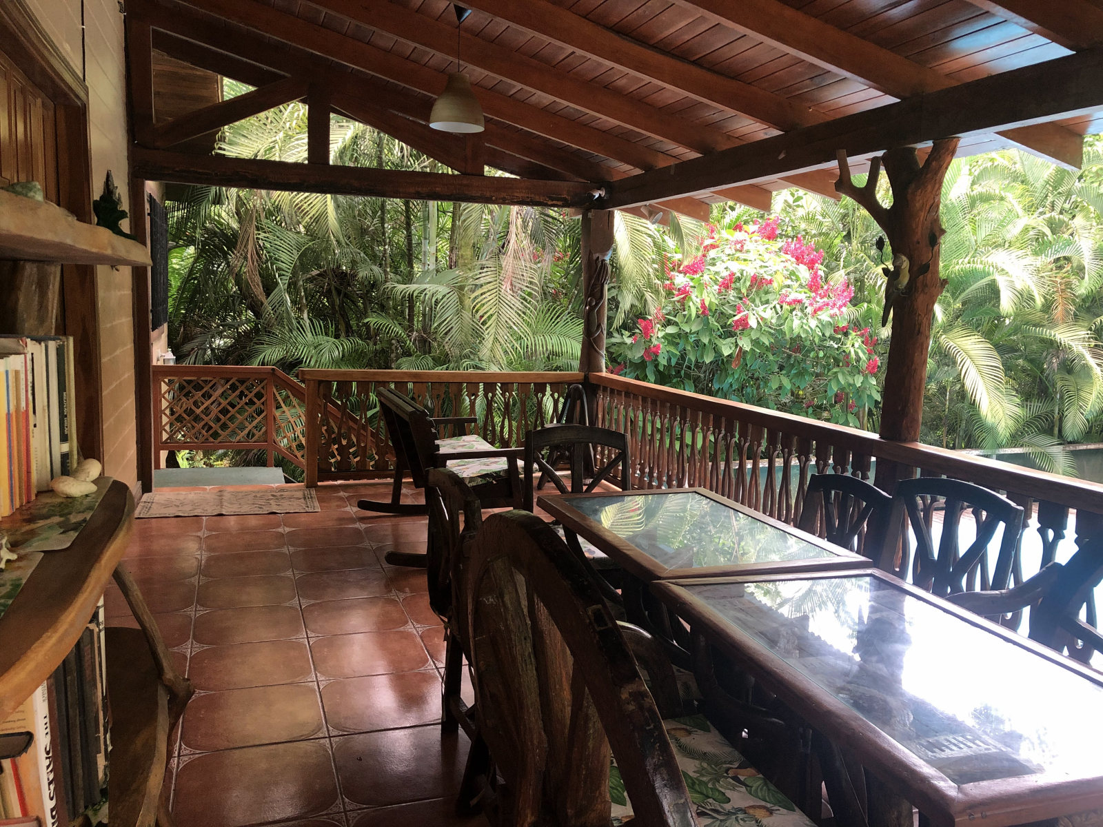 Beach house in the jungle of the Caribbean coast of Costa Rica