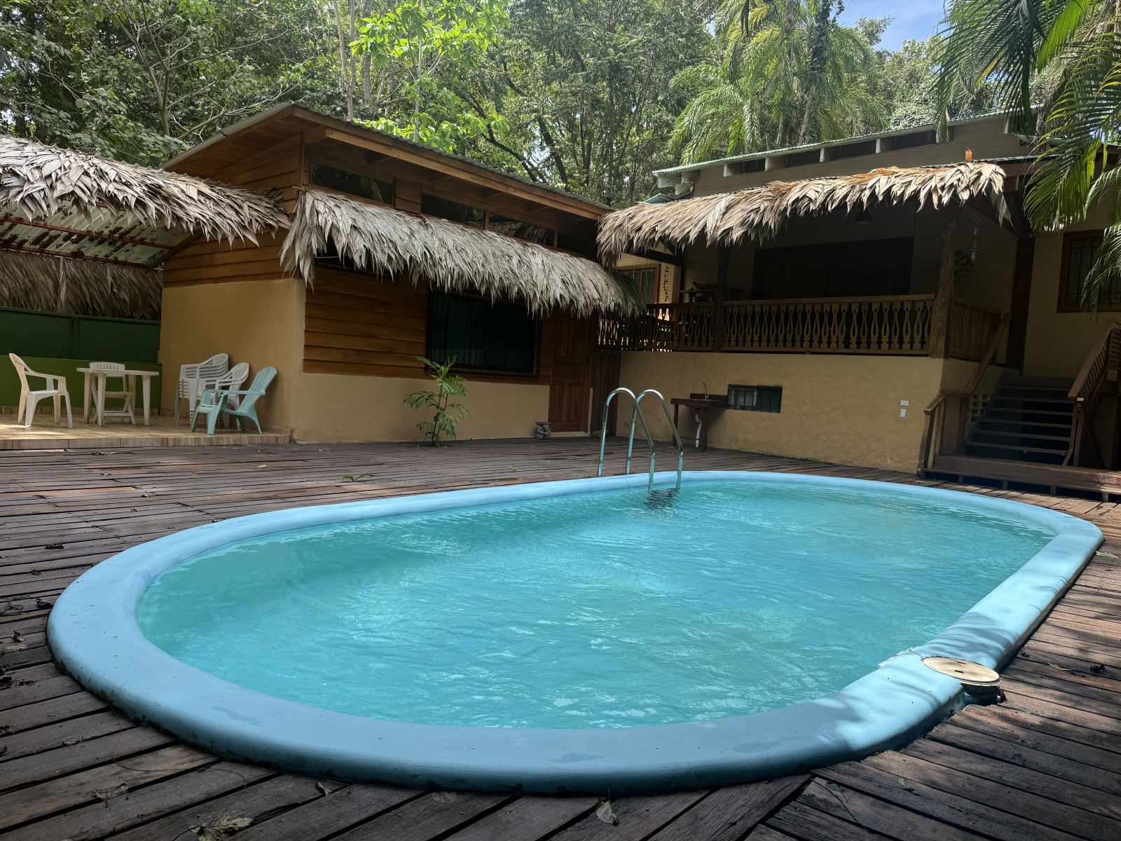 Beach house in the jungle of the Caribbean coast of Costa Rica