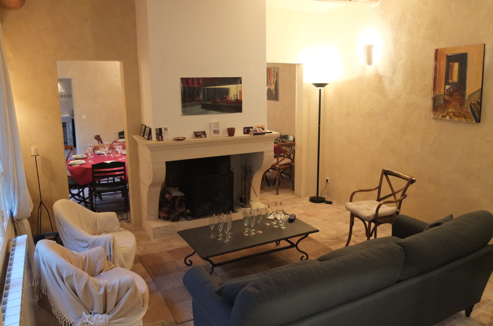 A house in the heart of a small village in the Gard close to many places to visit