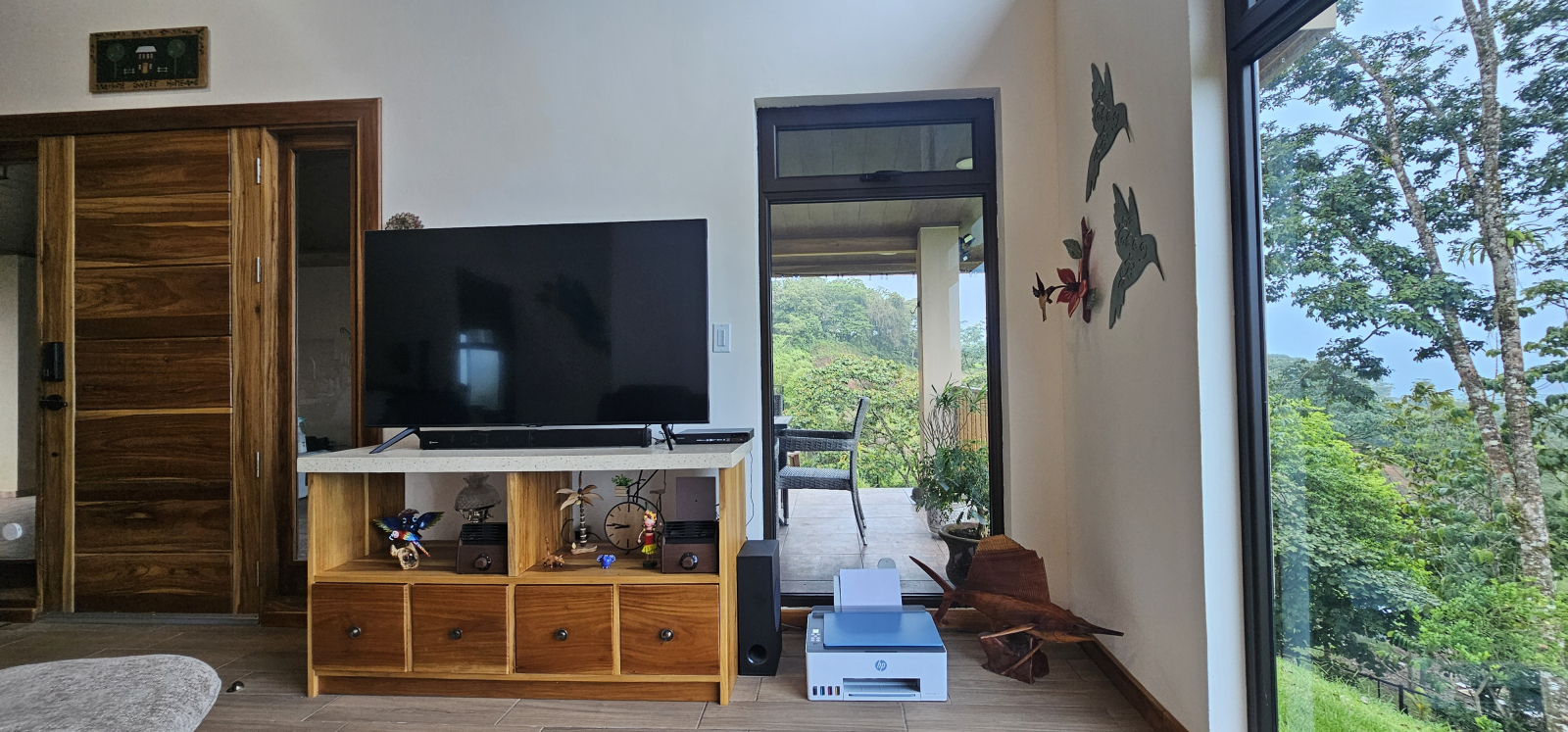 bird watching paradise, centrally located, million dollar lake, jungle and mountain views.