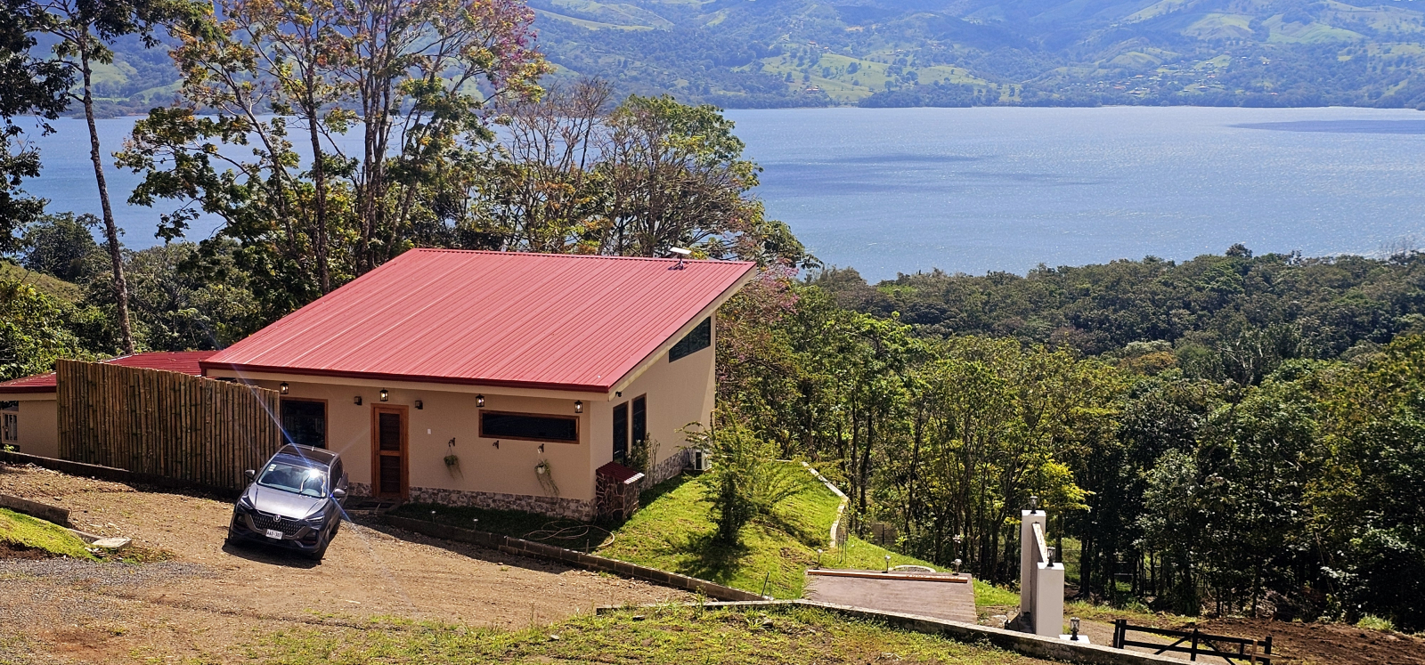 bird watching paradise, centrally located, million dollar lake, jungle and mountain views.
