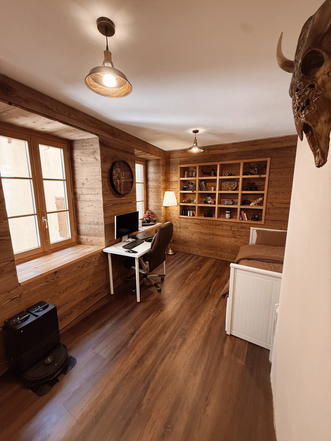 Renovated Alpine home surrounded by mountains in the UNESCO old town of Briançon.